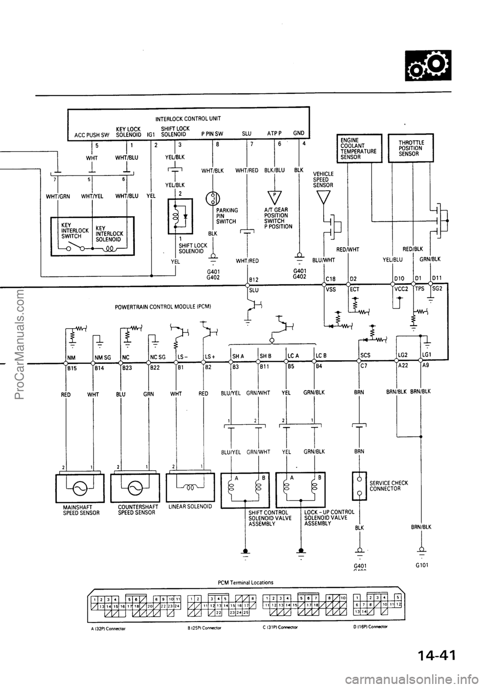 ACURA EL 1997  Service Repair Manual ProCarManuals.com 