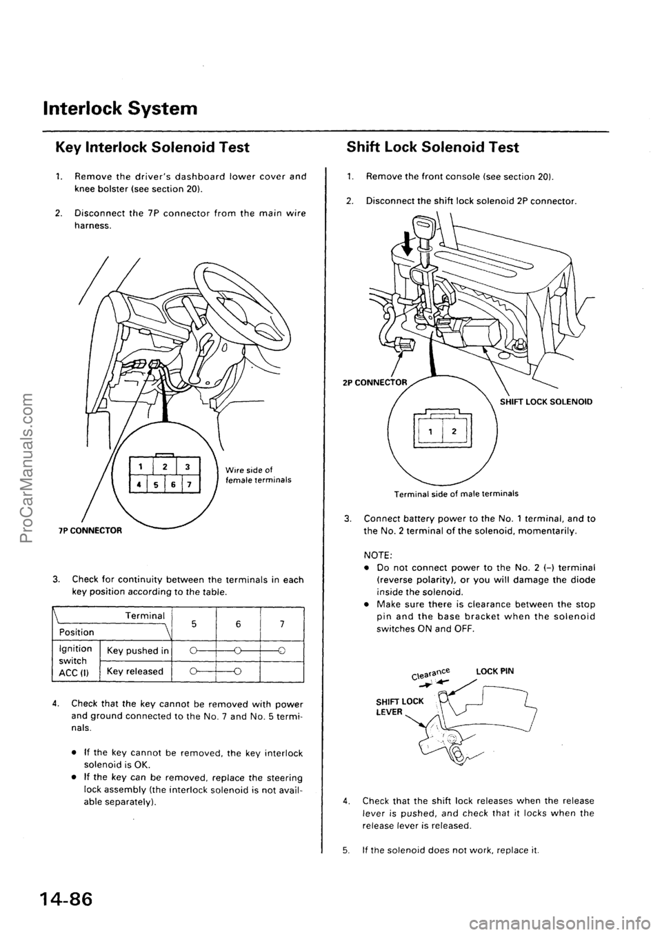 ACURA EL 1997  Service Repair Manual ProCarManuals.com 