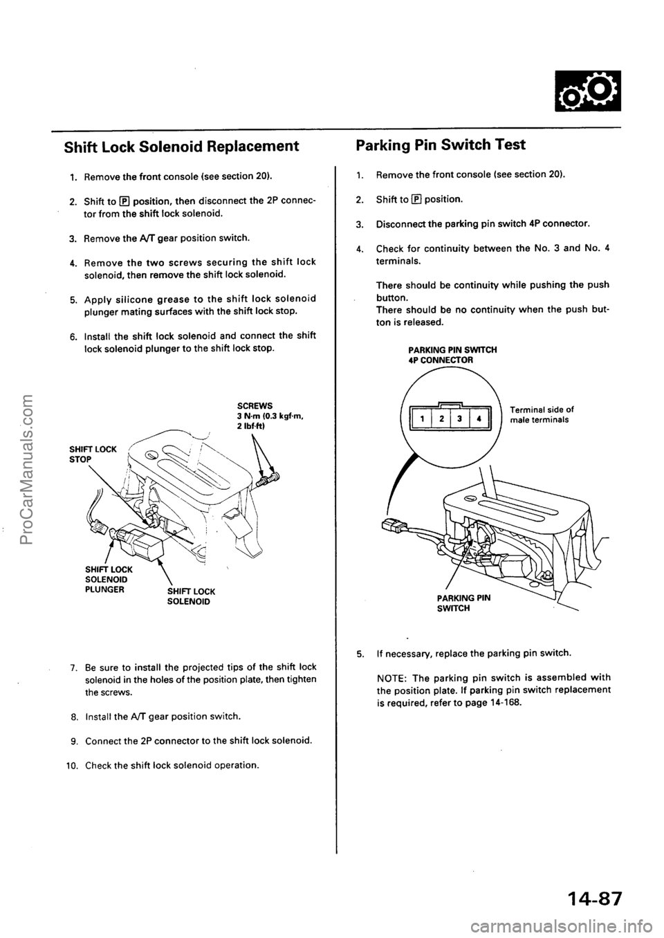 ACURA EL 1997  Service Repair Manual ProCarManuals.com 