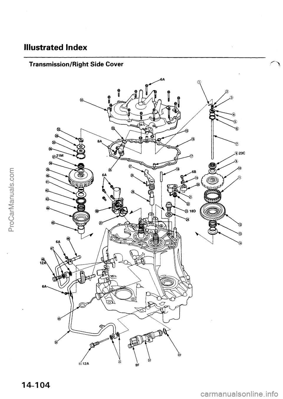 ACURA EL 1997  Service Repair Manual ProCarManuals.com 