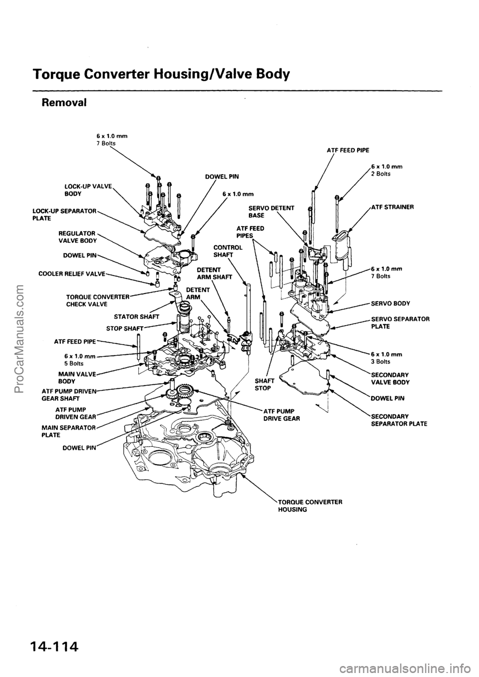 ACURA EL 1997  Service Repair Manual ProCarManuals.com 