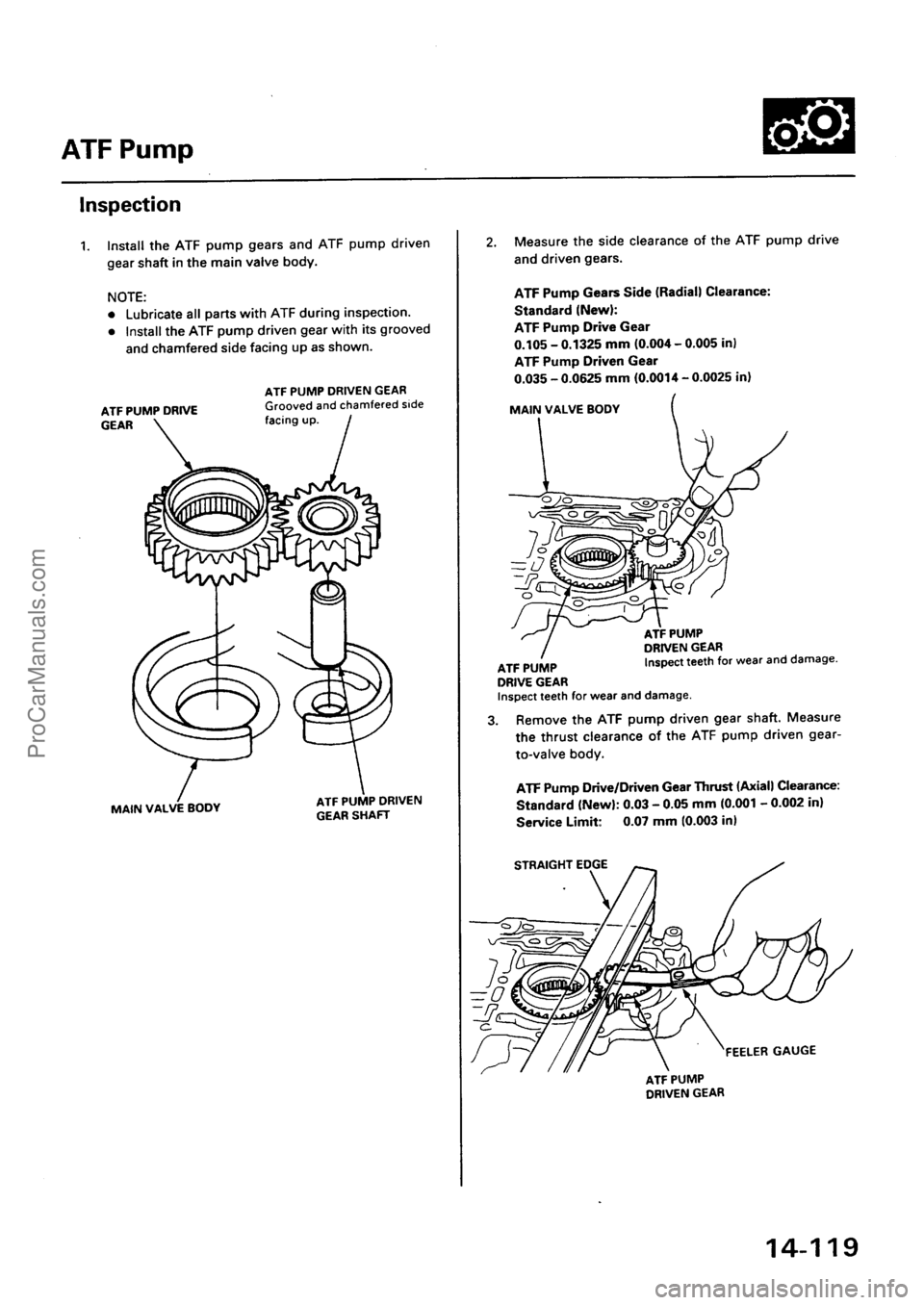 ACURA EL 1997  Service Repair Manual ProCarManuals.com 