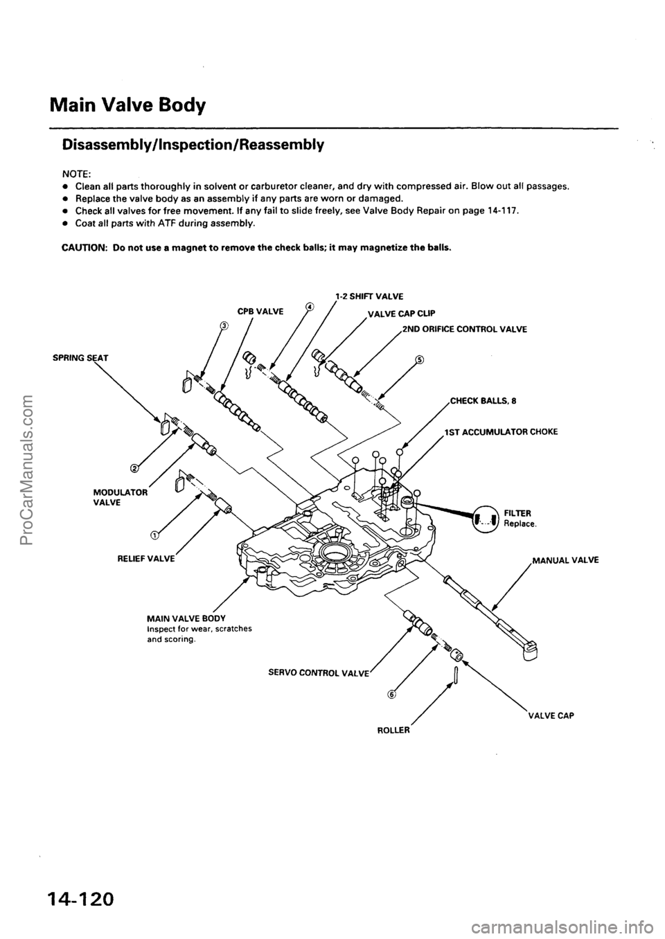 ACURA EL 1997  Service Repair Manual ProCarManuals.com 