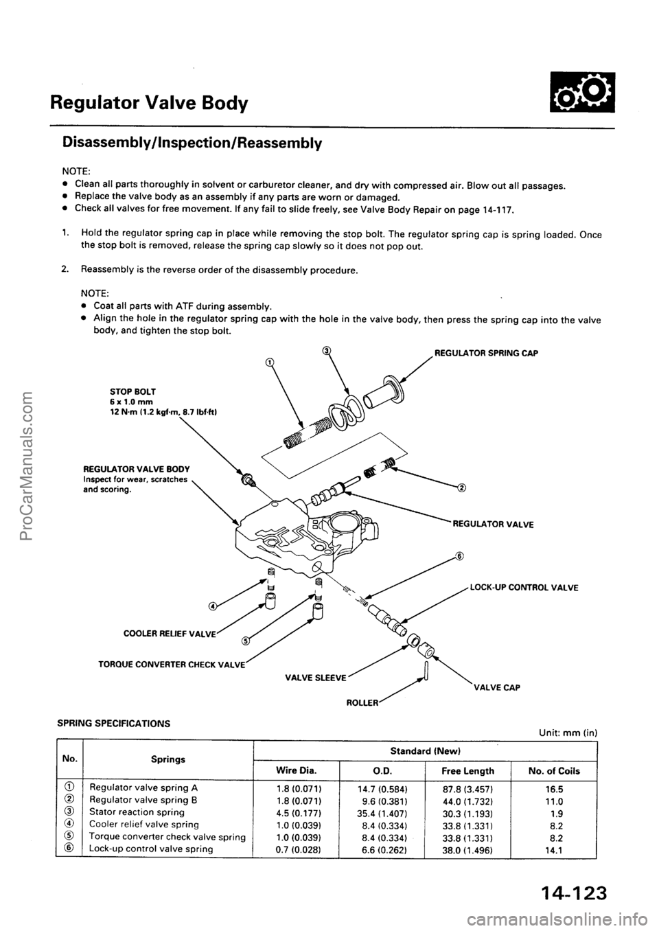 ACURA EL 1997  Service Repair Manual ProCarManuals.com 