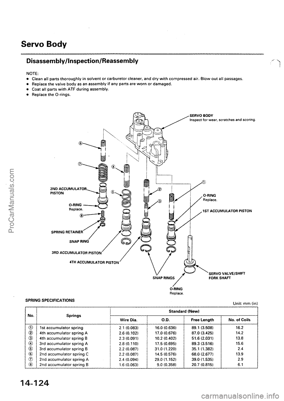 ACURA EL 1997  Service Repair Manual ProCarManuals.com 