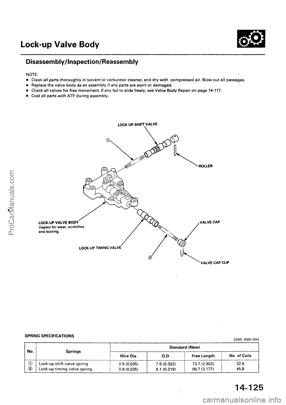 ACURA EL 1997  Service Repair Manual ProCarManuals.com 