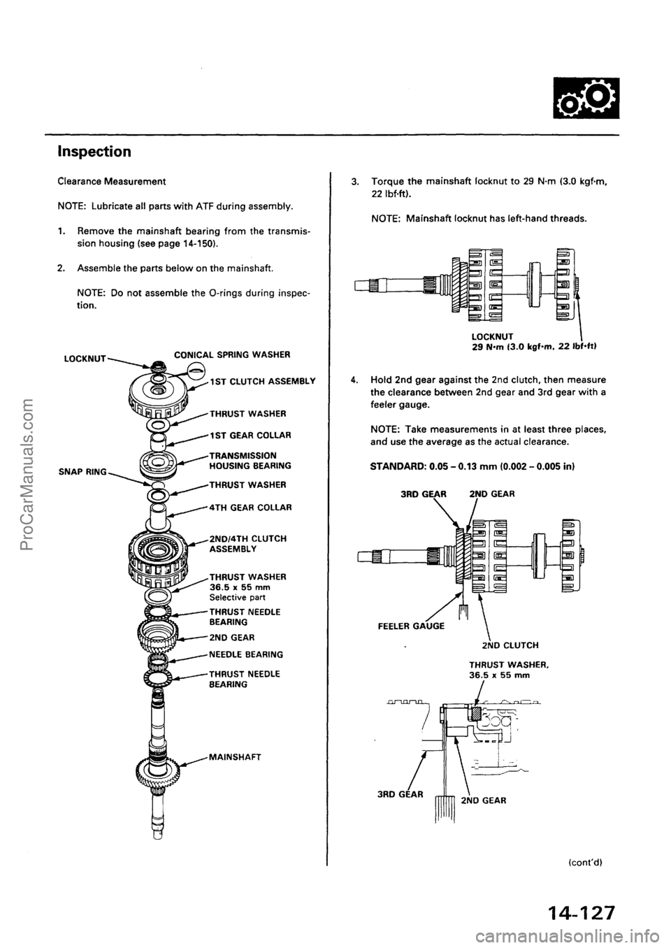 ACURA EL 1997  Service Repair Manual ProCarManuals.com 