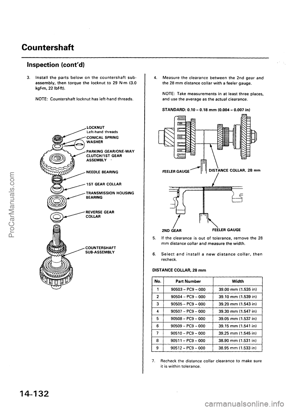 ACURA EL 1997  Service Repair Manual ProCarManuals.com 