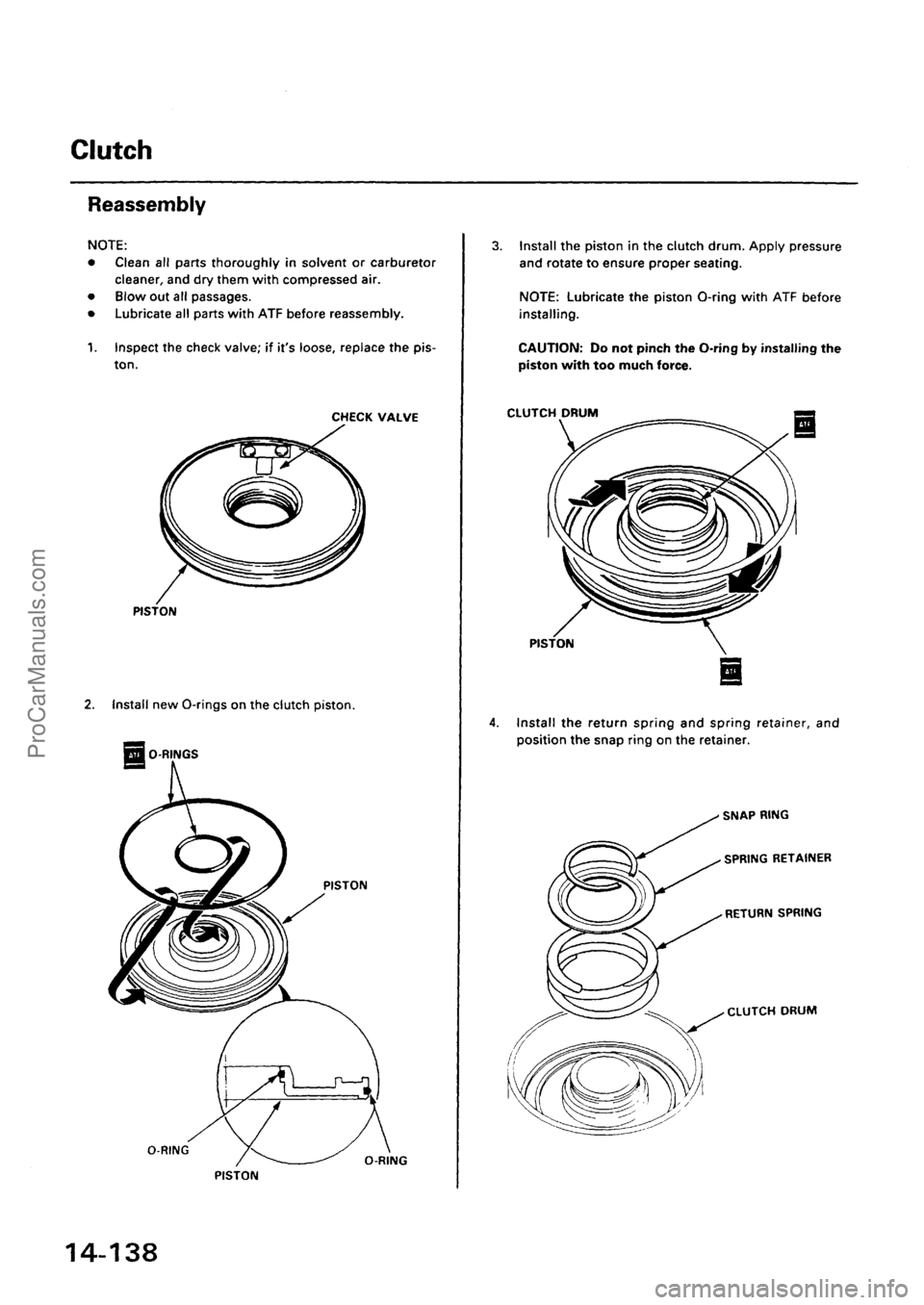 ACURA EL 1997  Service Repair Manual ProCarManuals.com 
