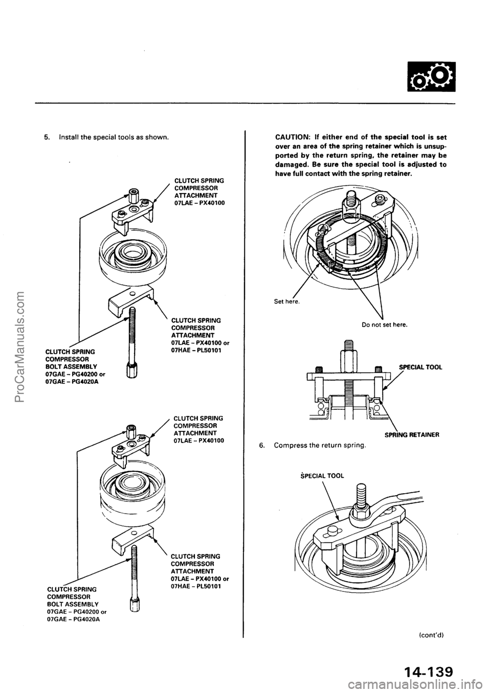 ACURA EL 1997  Service Repair Manual ProCarManuals.com 