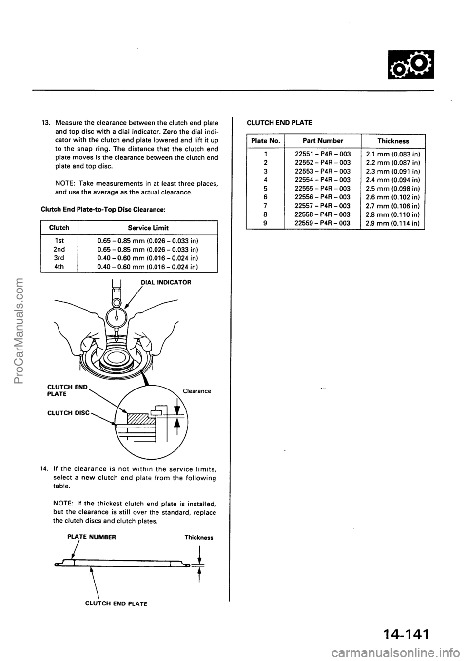 ACURA EL 1997  Service Repair Manual ProCarManuals.com 
