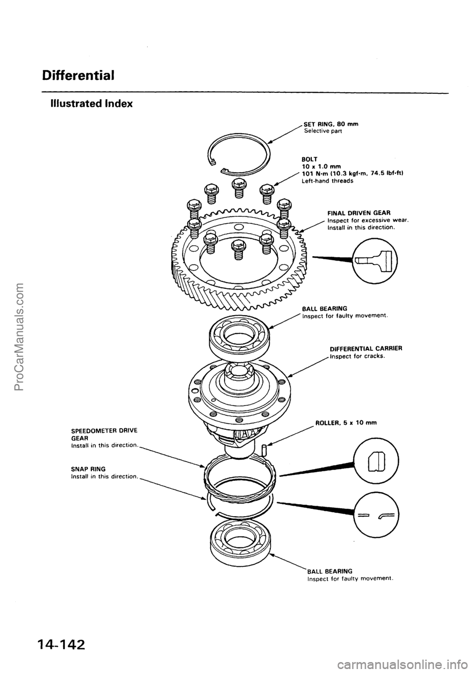 ACURA EL 1997  Service Repair Manual ProCarManuals.com 