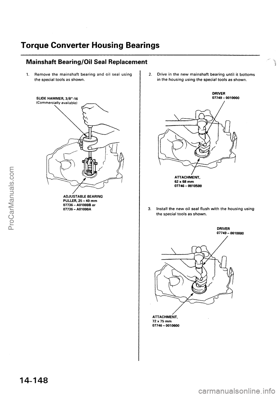 ACURA EL 1997  Service Repair Manual ProCarManuals.com 