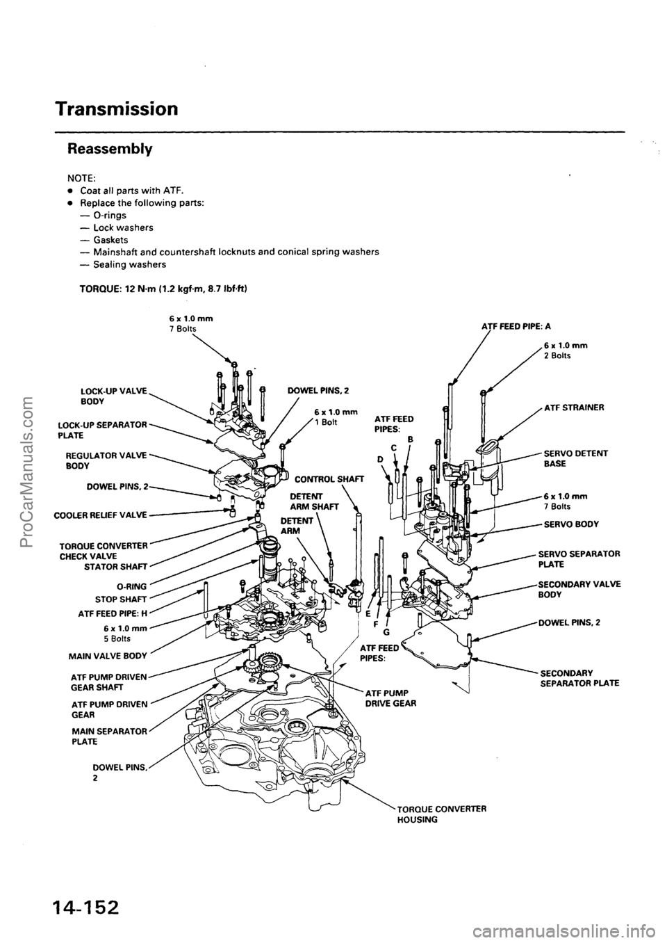 ACURA EL 1997  Service Repair Manual ProCarManuals.com 
