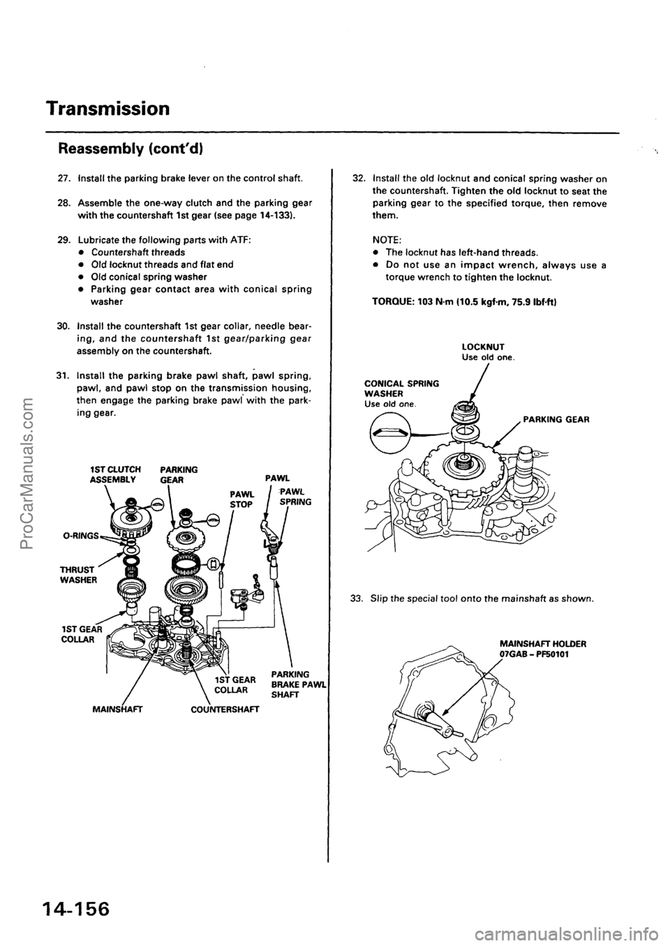 ACURA EL 1997  Service Repair Manual ProCarManuals.com 