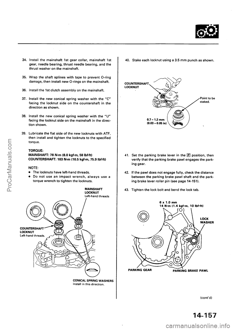 ACURA EL 1997  Service Repair Manual ProCarManuals.com 