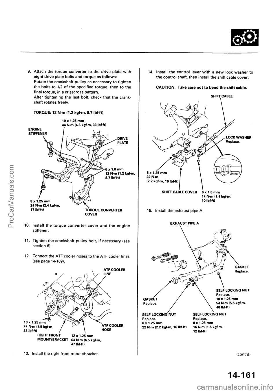 ACURA EL 1997  Service Repair Manual ProCarManuals.com 
