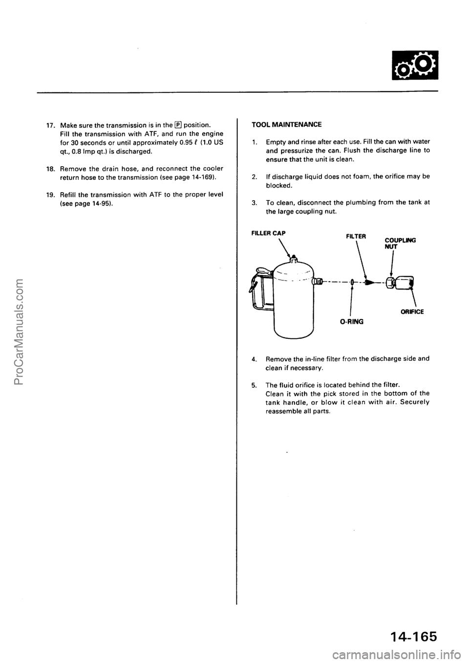 ACURA EL 1997  Service Repair Manual ProCarManuals.com 