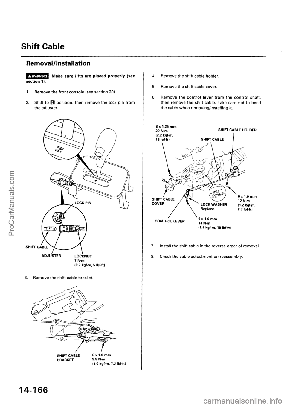 ACURA EL 1997  Service Repair Manual ProCarManuals.com 