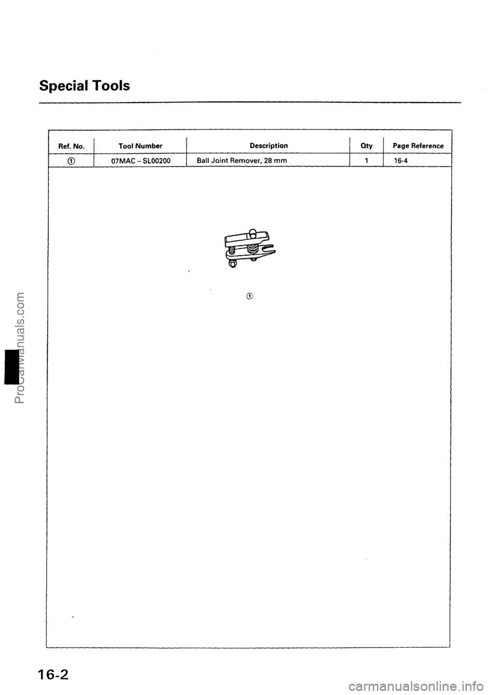 ACURA EL 1997  Service Repair Manual ProCarManuals.com 