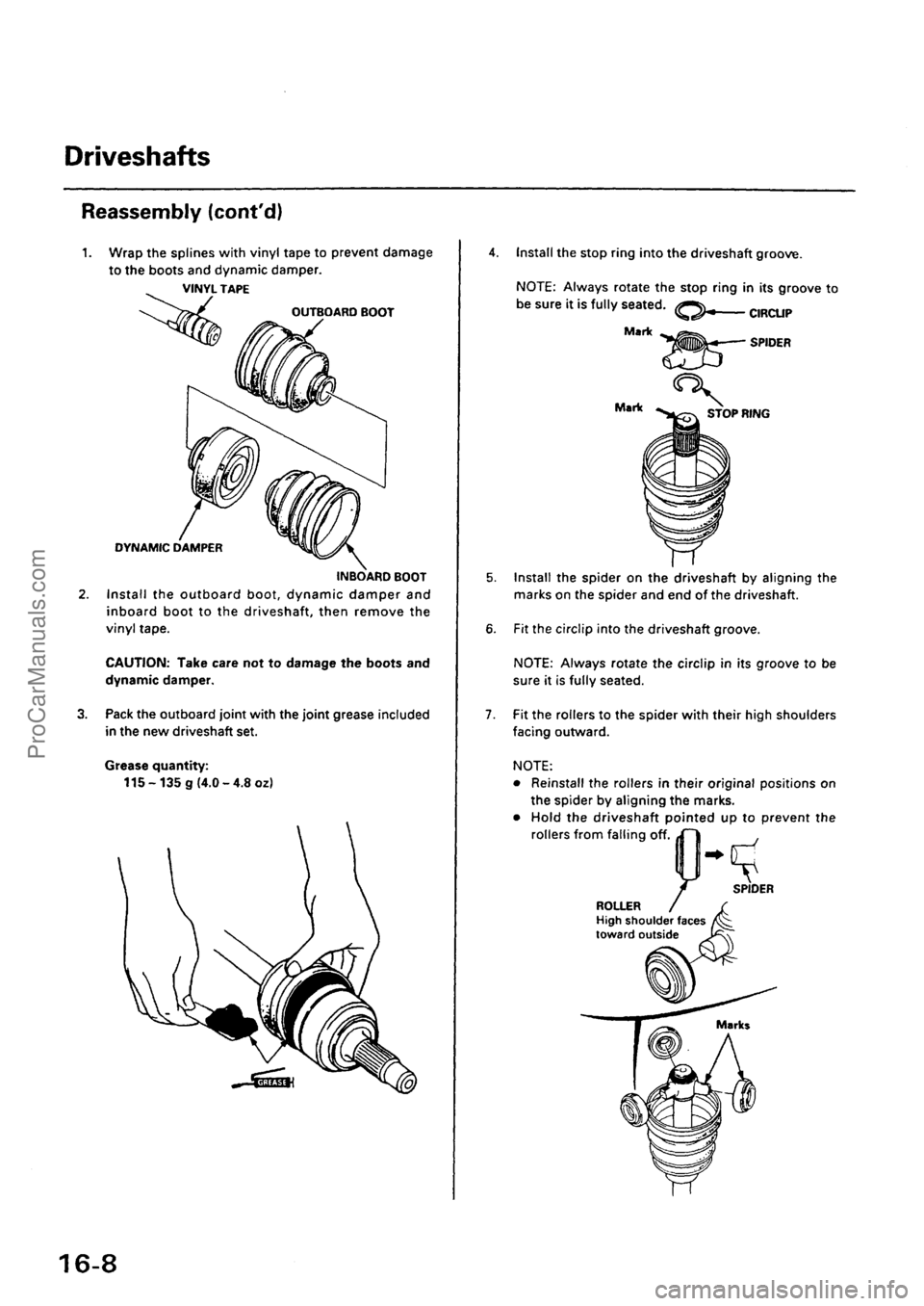 ACURA EL 1997  Service Repair Manual ProCarManuals.com 