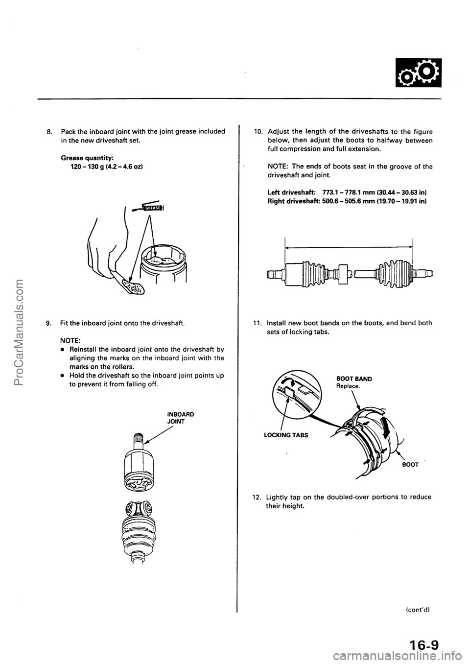 ACURA EL 1997  Service Repair Manual ProCarManuals.com 