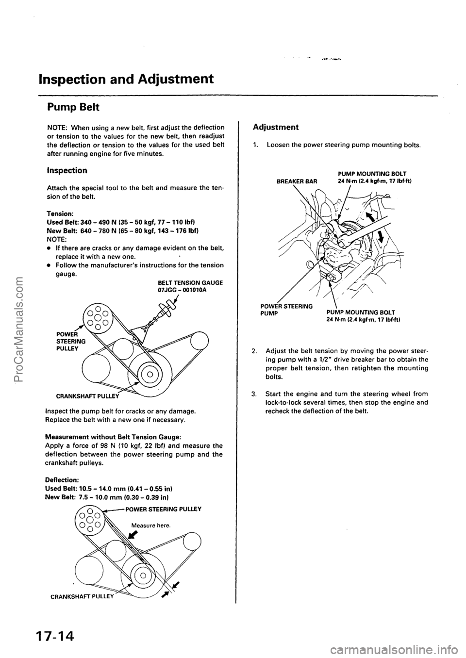 ACURA EL 1997  Service Repair Manual ProCarManuals.com 