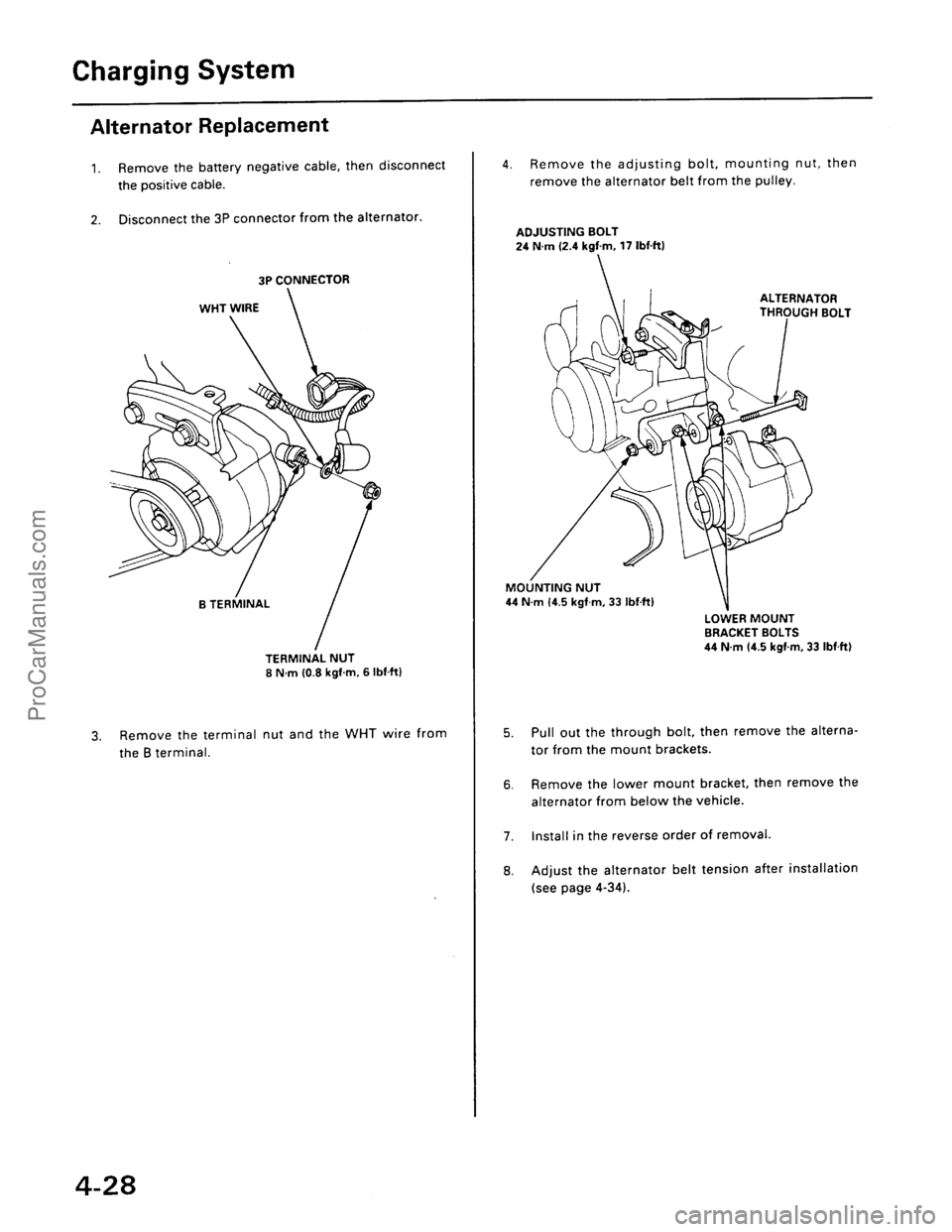 ACURA EL 1997  Service Repair Manual ProCarManuals.com 