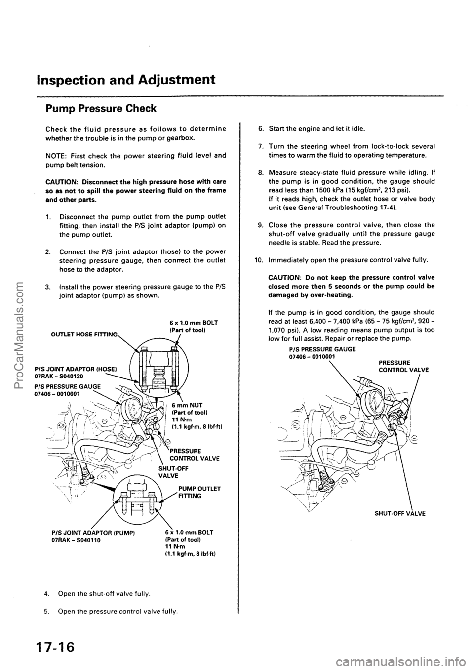 ACURA EL 1997  Service Repair Manual ProCarManuals.com 