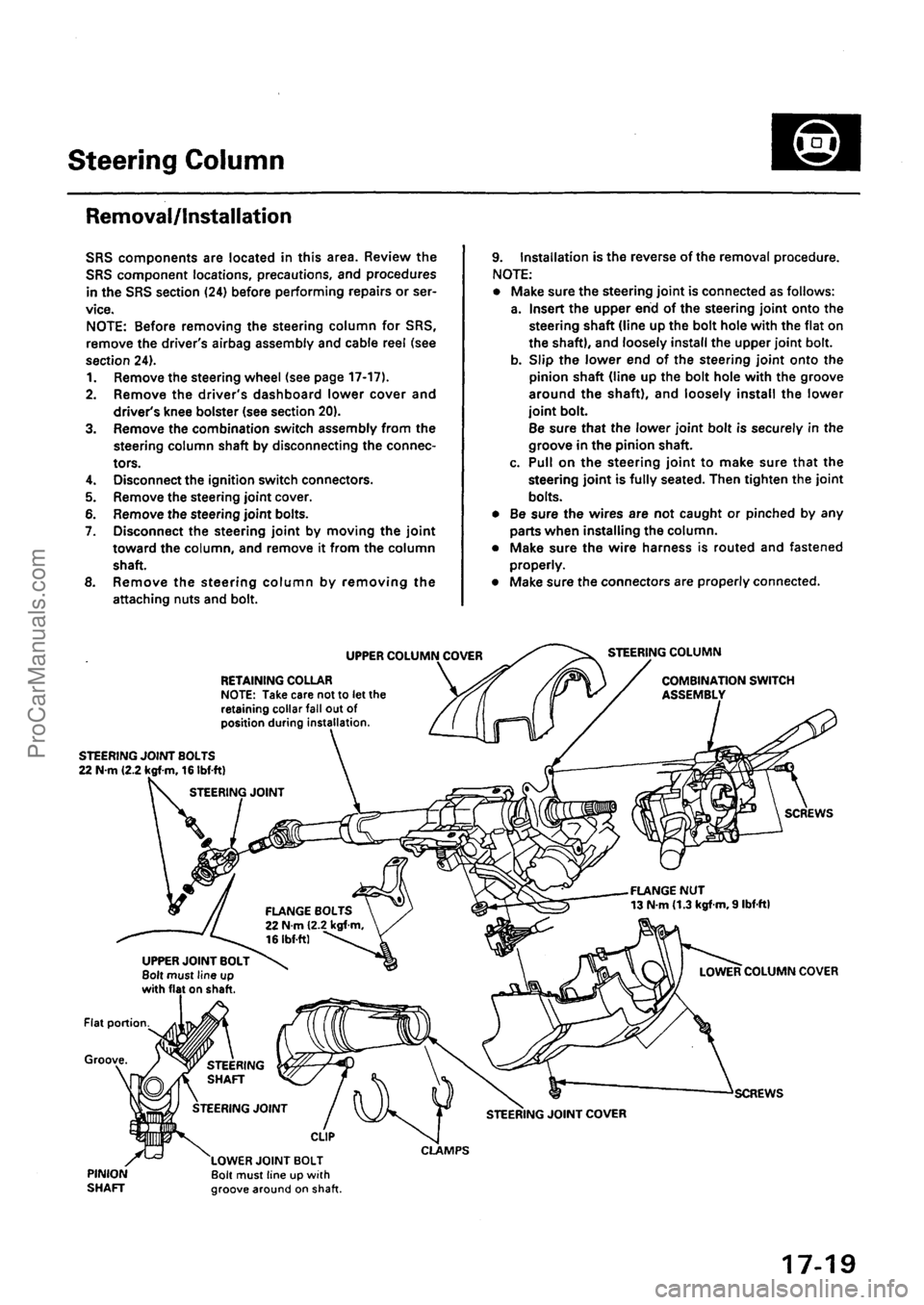ACURA EL 1997  Service Repair Manual ProCarManuals.com 
