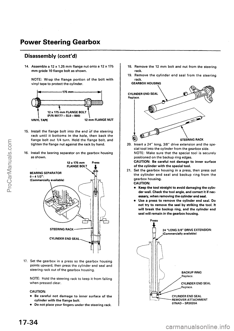 ACURA EL 1997  Service Repair Manual ProCarManuals.com 