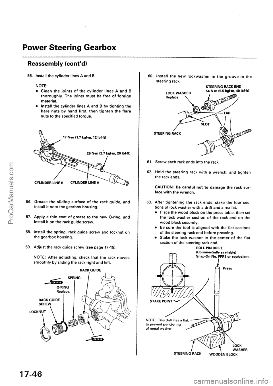 ACURA EL 1997  Service Repair Manual ProCarManuals.com 