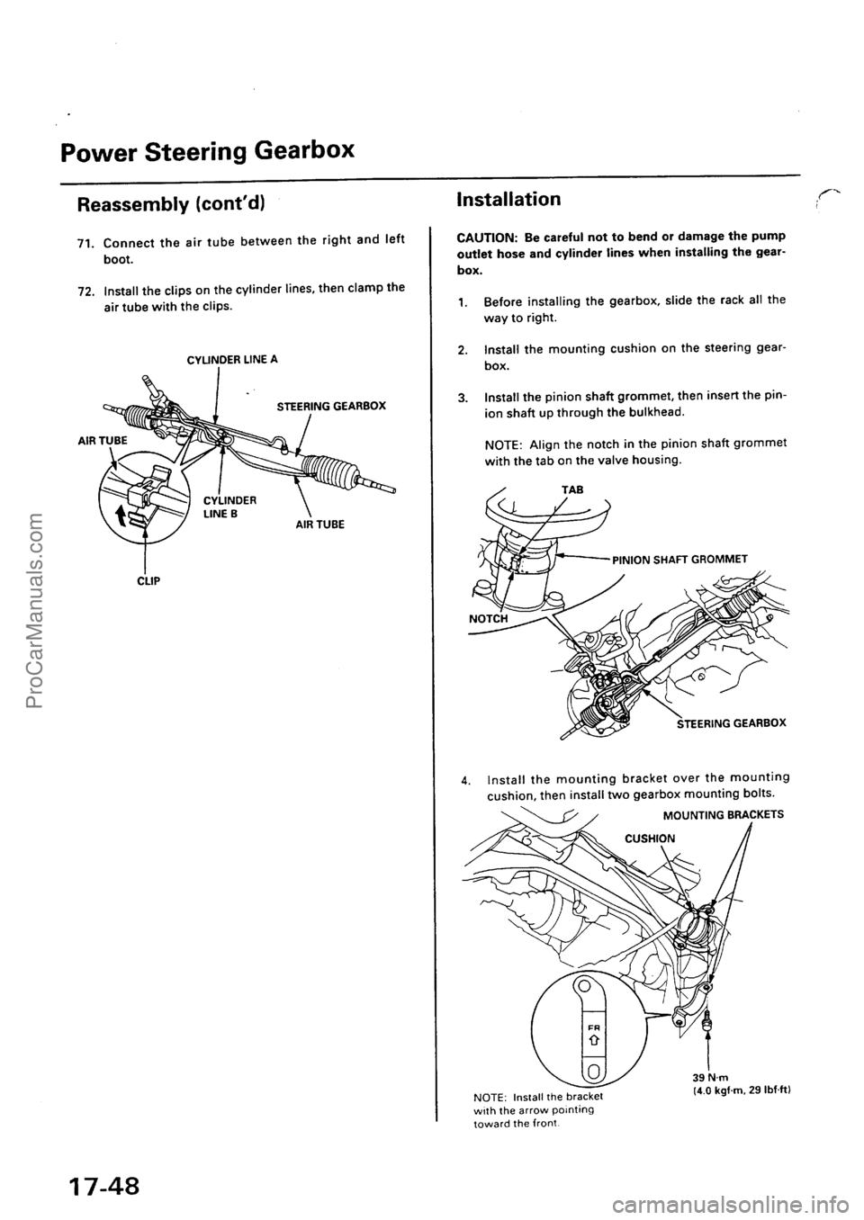 ACURA EL 1997  Service Repair Manual ProCarManuals.com 