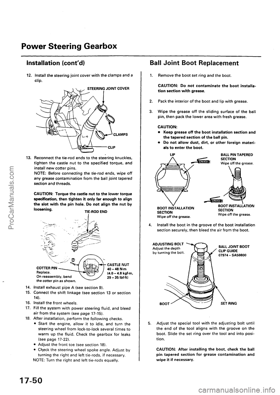 ACURA EL 1997  Service Repair Manual ProCarManuals.com 