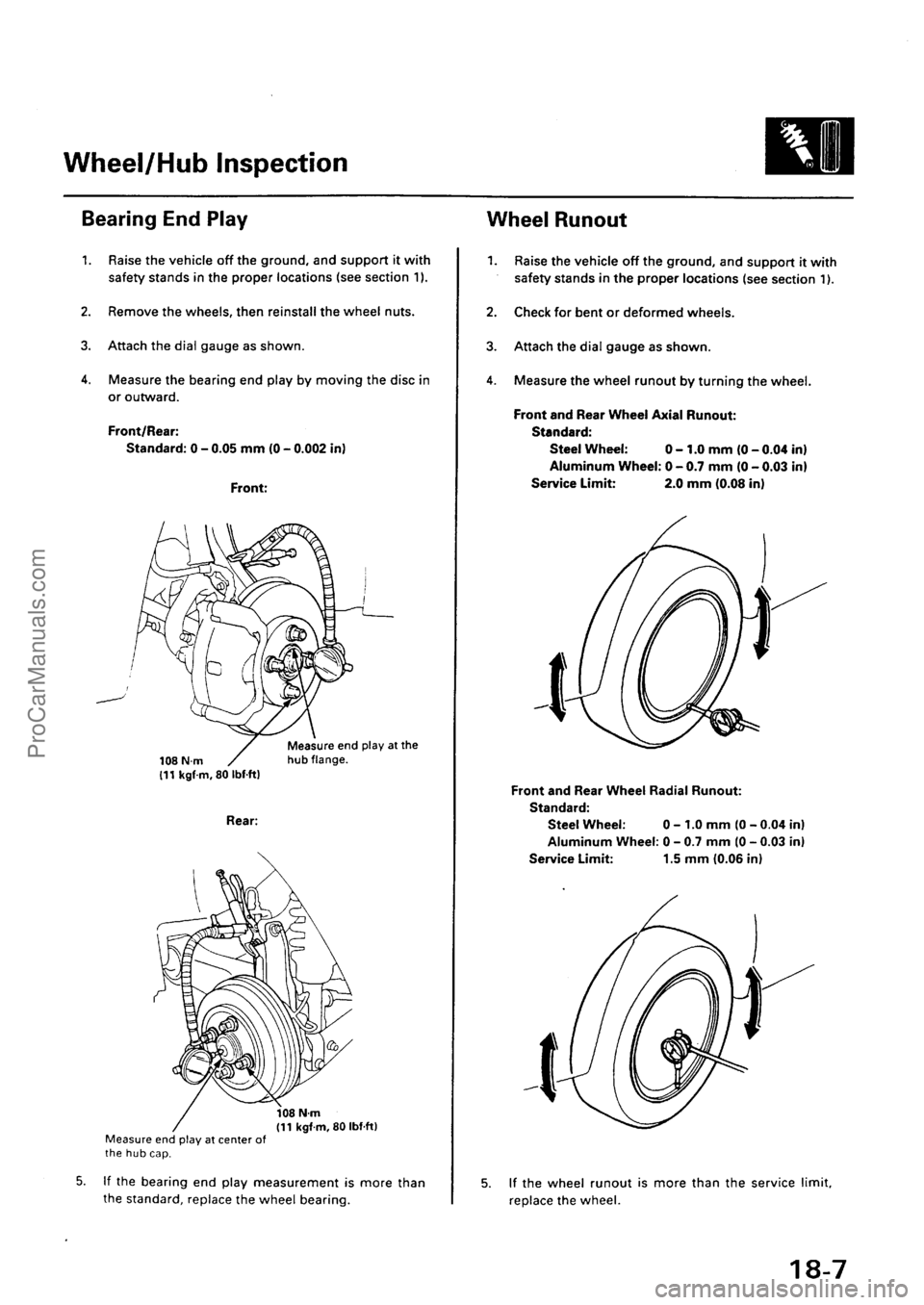ACURA EL 1997  Service Repair Manual ProCarManuals.com 