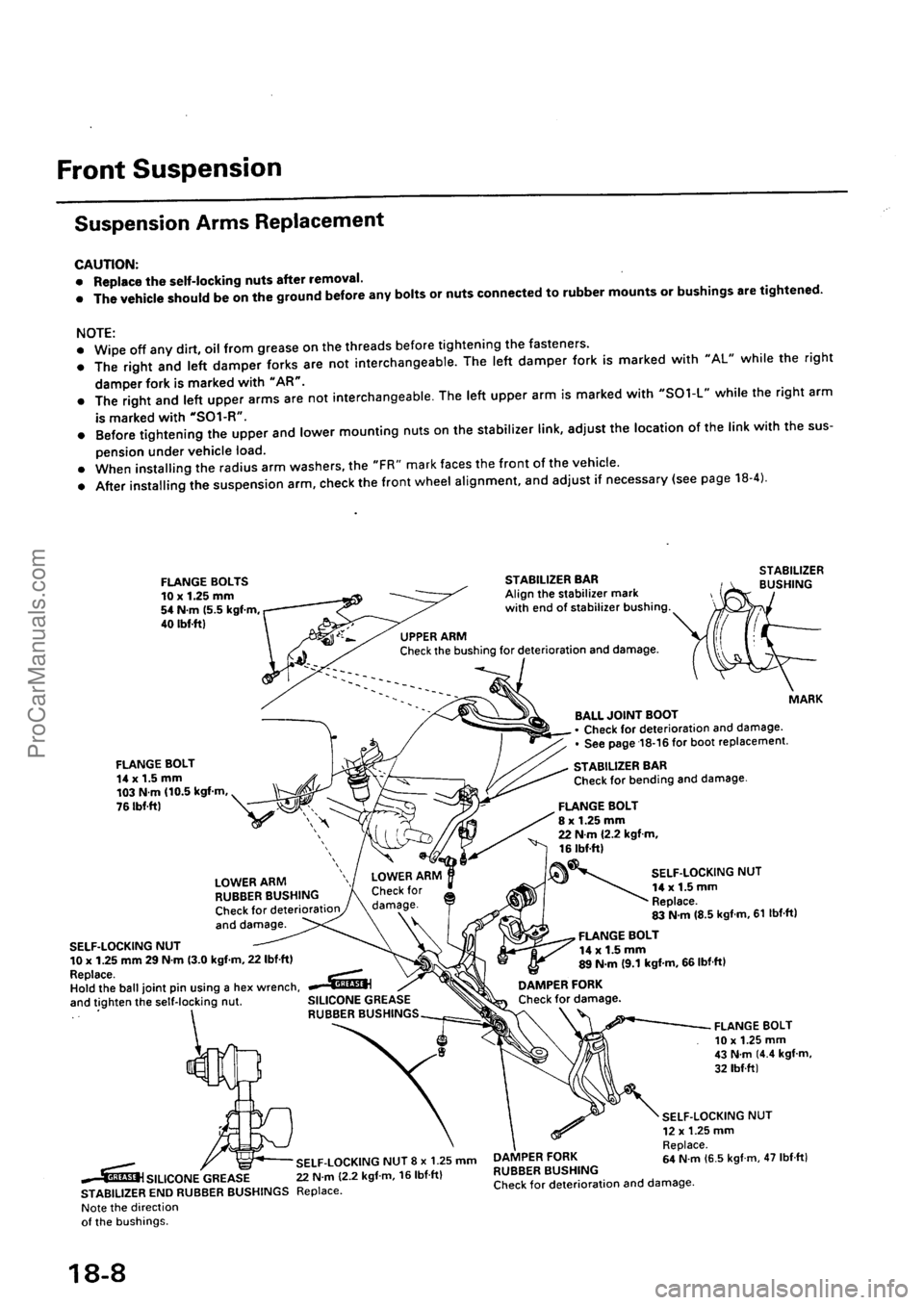 ACURA EL 1997  Service Repair Manual ProCarManuals.com 