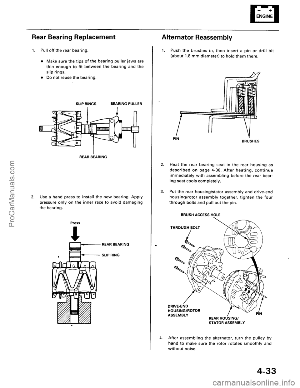 ACURA EL 1997  Service Repair Manual ProCarManuals.com 
