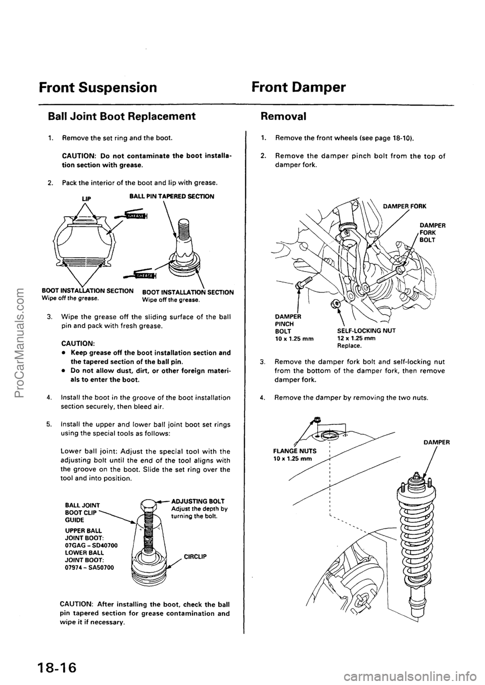 ACURA EL 1997  Service Repair Manual ProCarManuals.com 