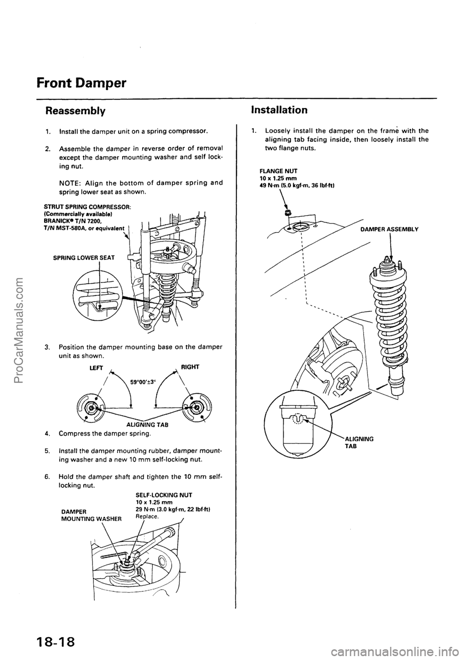 ACURA EL 1997  Service Repair Manual ProCarManuals.com 