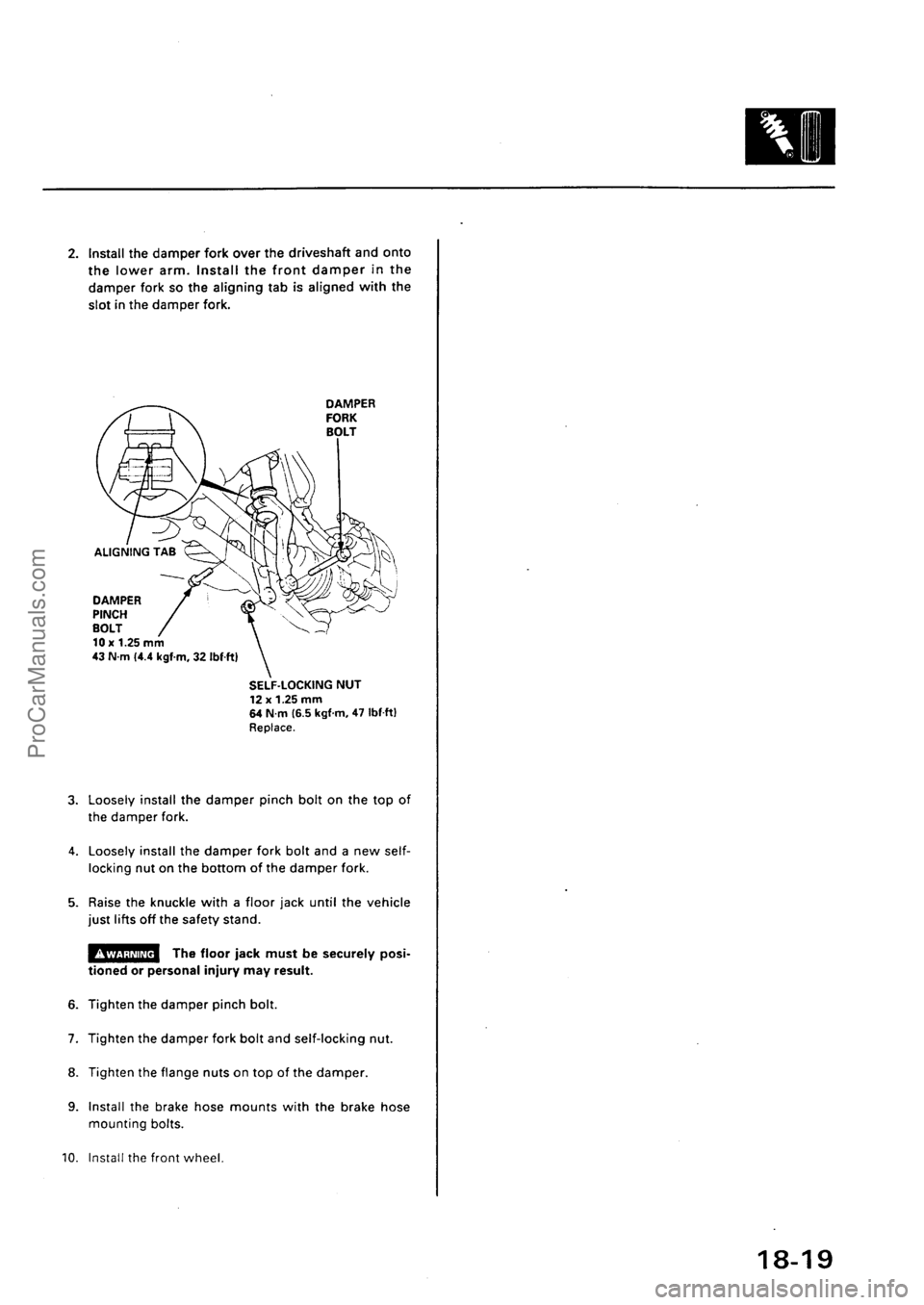ACURA EL 1997  Service Repair Manual ProCarManuals.com 