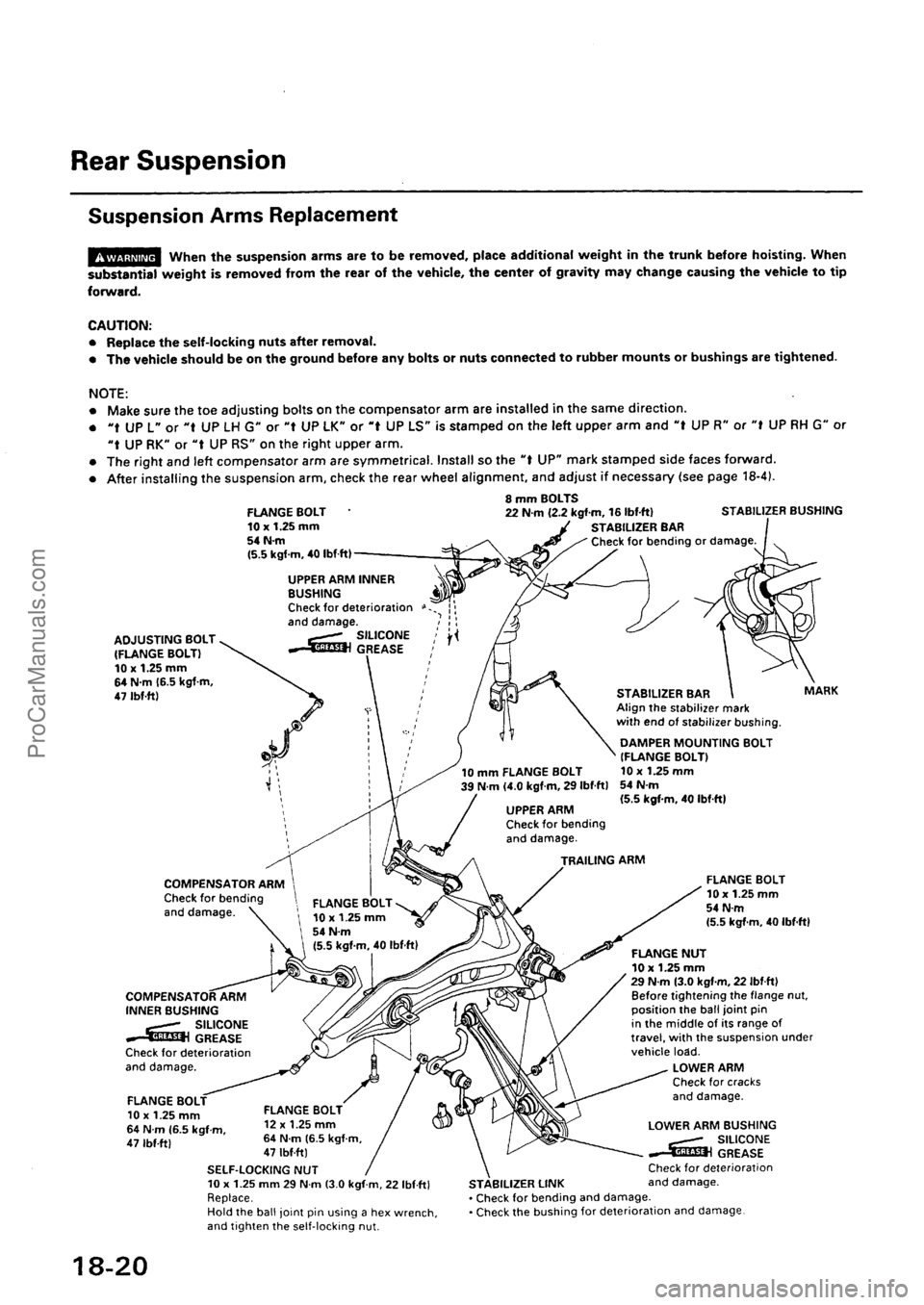 ACURA EL 1997  Service Repair Manual ProCarManuals.com 