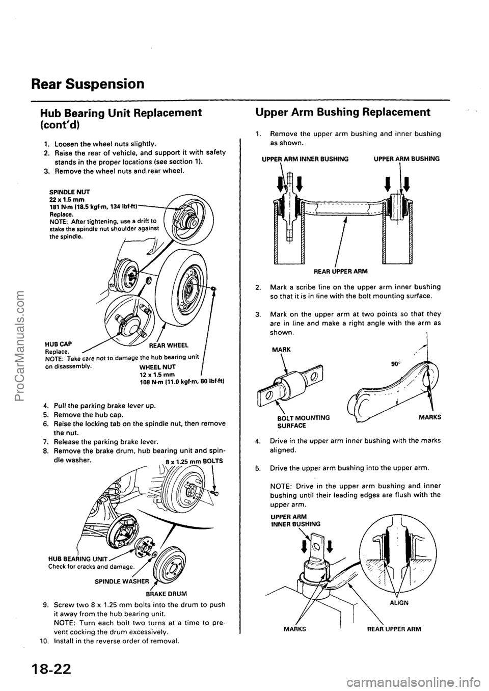 ACURA EL 1997  Service Repair Manual ProCarManuals.com 