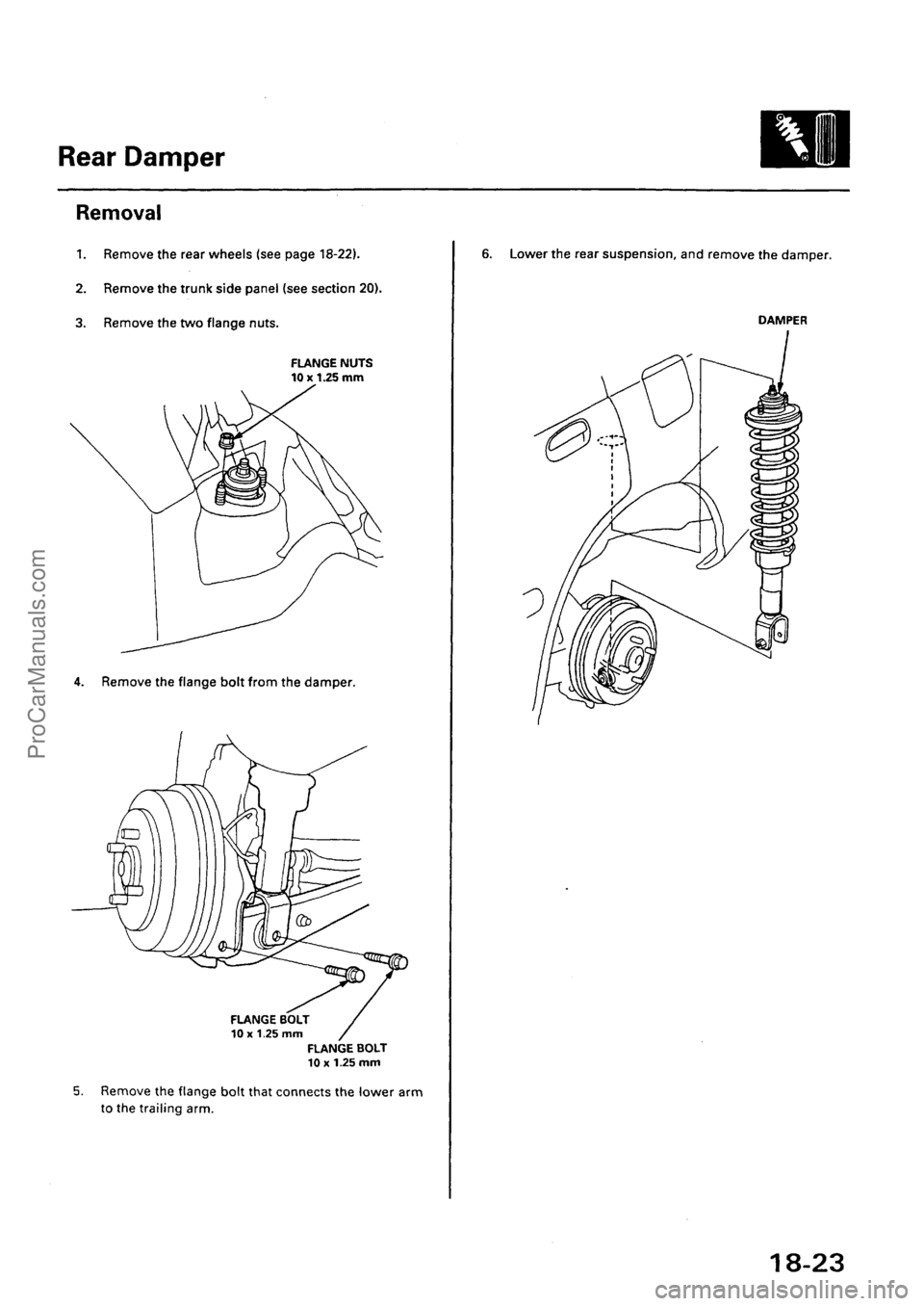 ACURA EL 1997  Service Repair Manual ProCarManuals.com 
