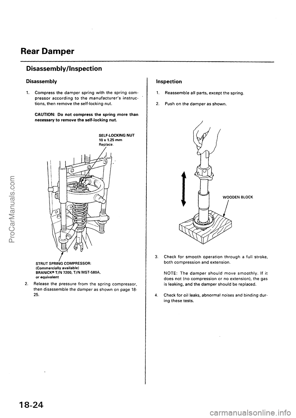 ACURA EL 1997  Service Repair Manual ProCarManuals.com 