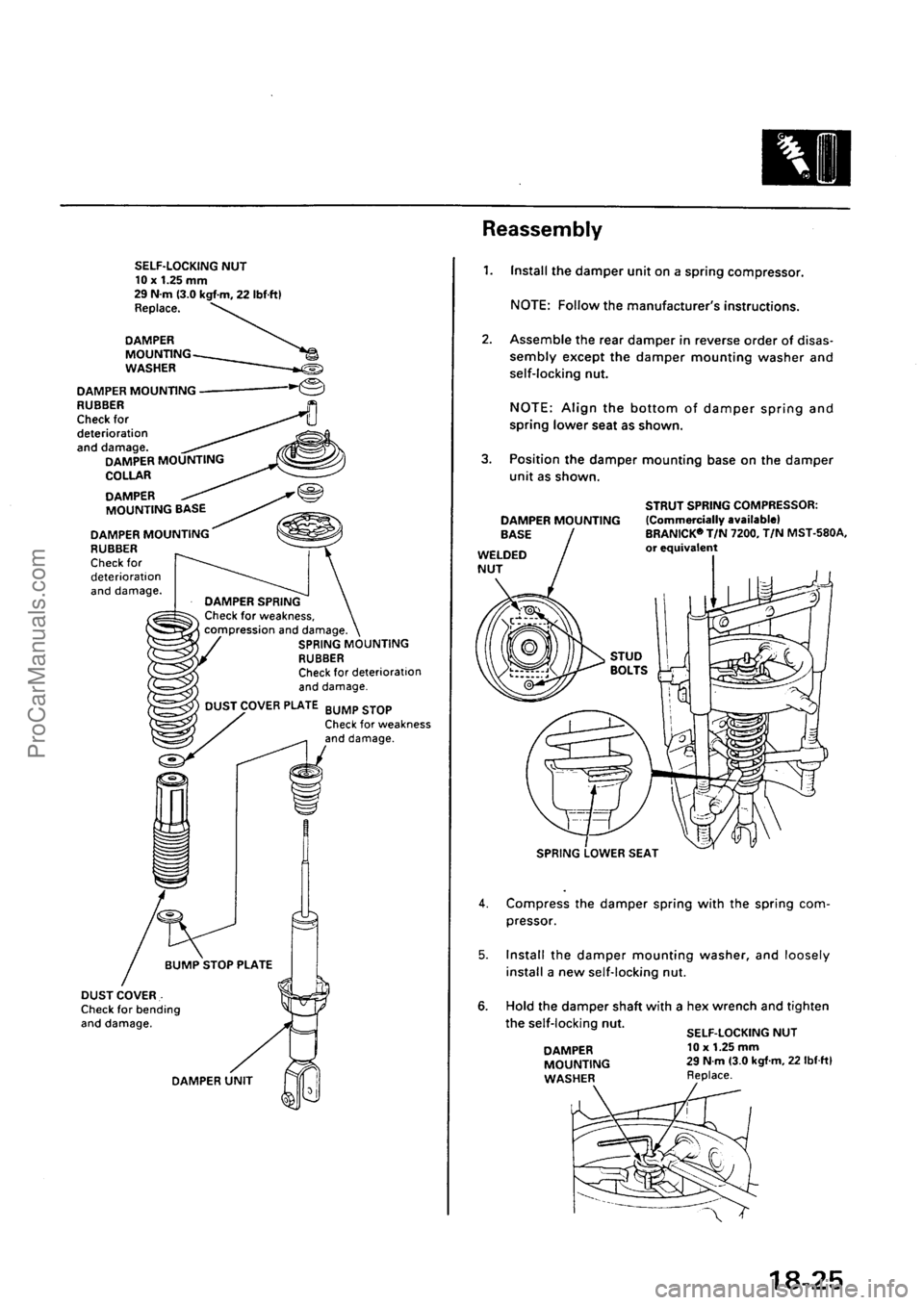 ACURA EL 1997  Service Repair Manual ProCarManuals.com 