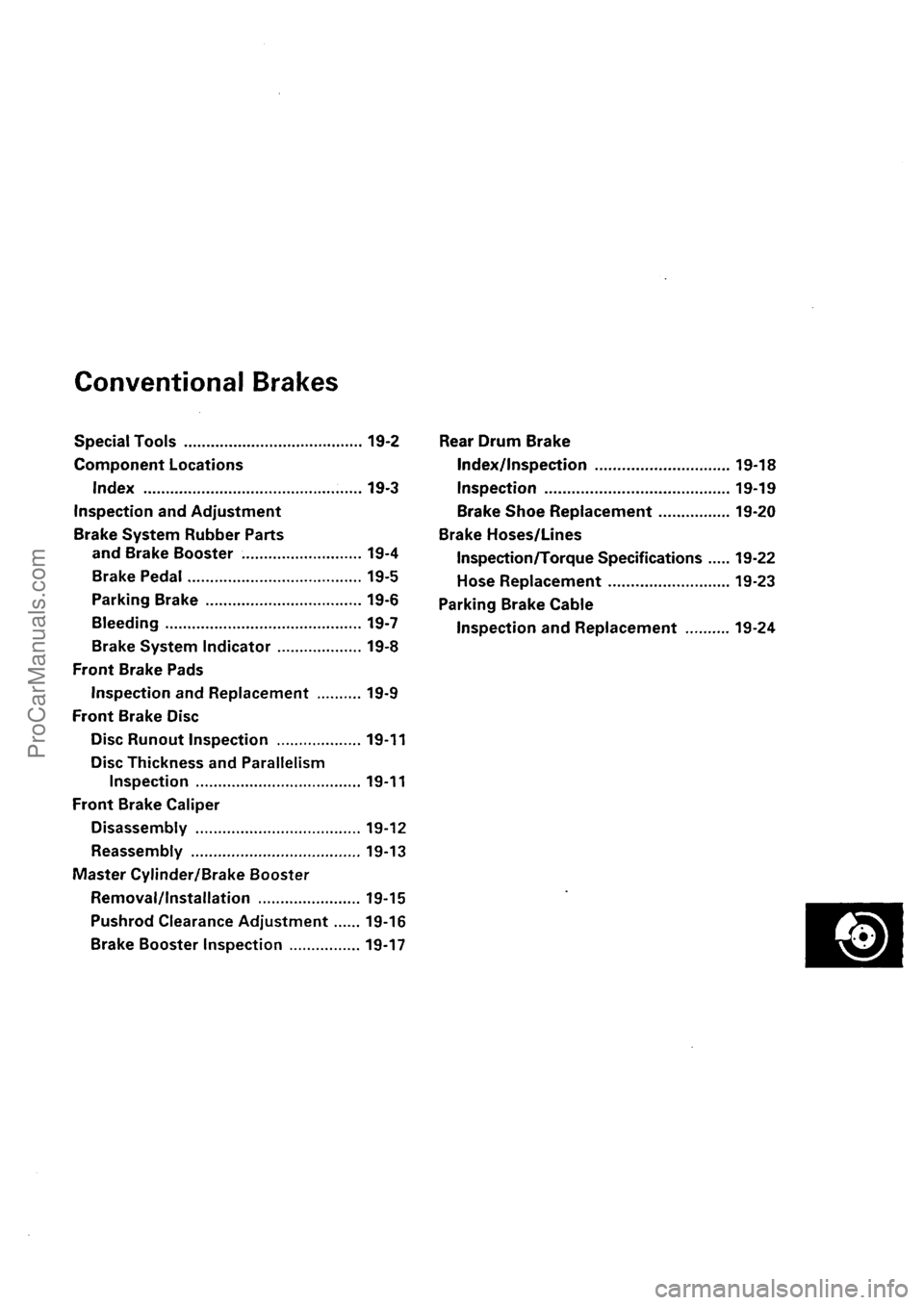 ACURA EL 1997  Service Repair Manual ProCarManuals.com 