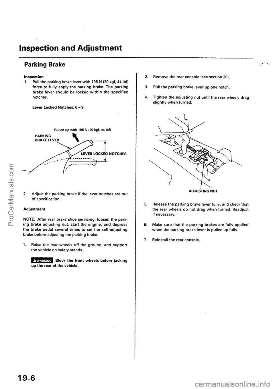 ACURA EL 1997  Service Repair Manual ProCarManuals.com 