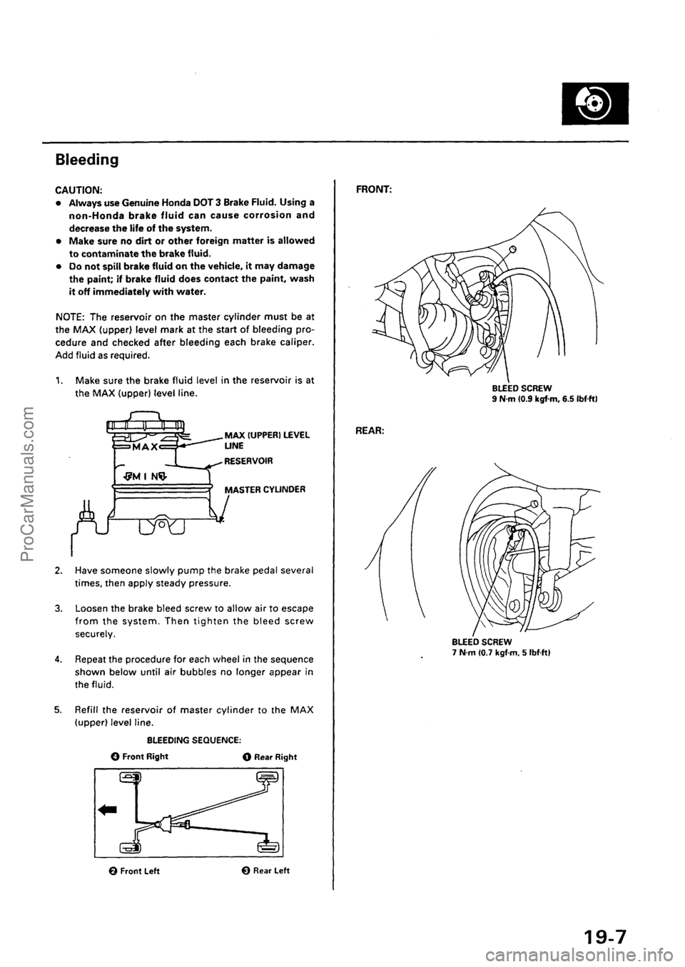 ACURA EL 1997  Service Repair Manual ProCarManuals.com 