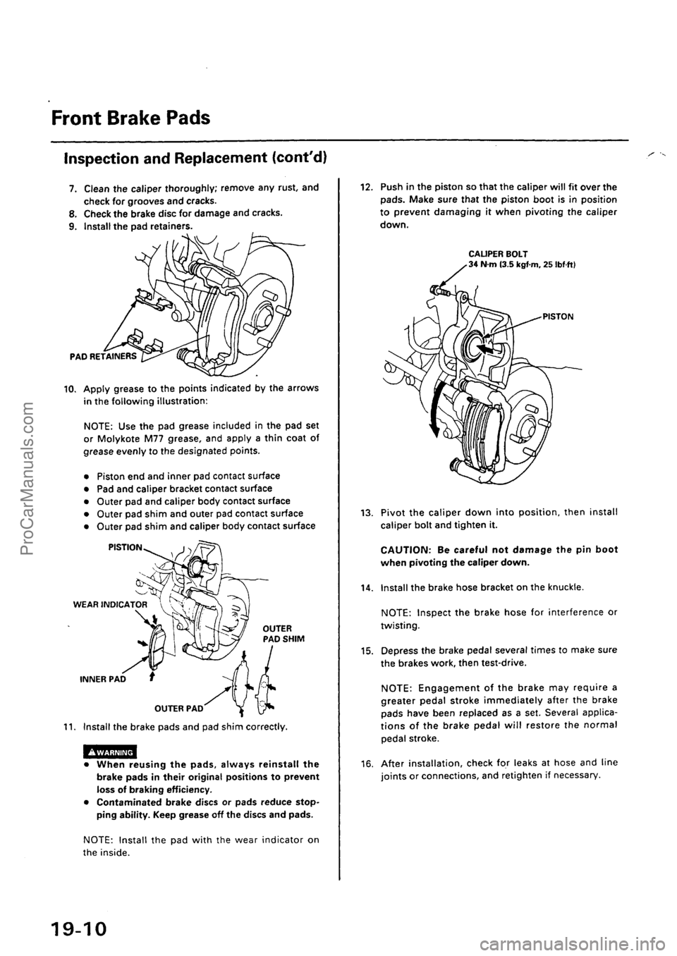 ACURA EL 1997  Service Repair Manual ProCarManuals.com 