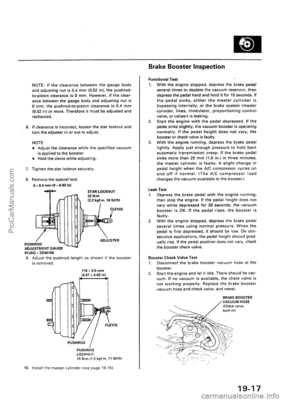ACURA EL 1997  Service Repair Manual ProCarManuals.com 